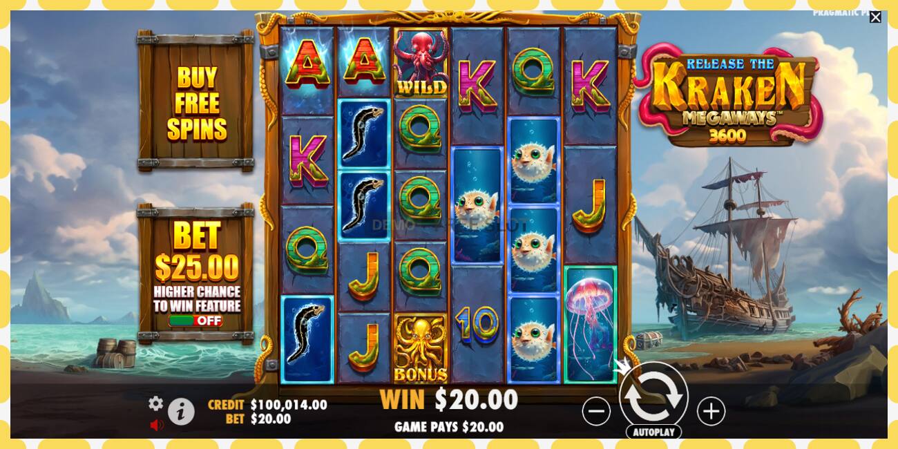 Demo slot Release the Kraken Megaways free and without registration, picture - 1