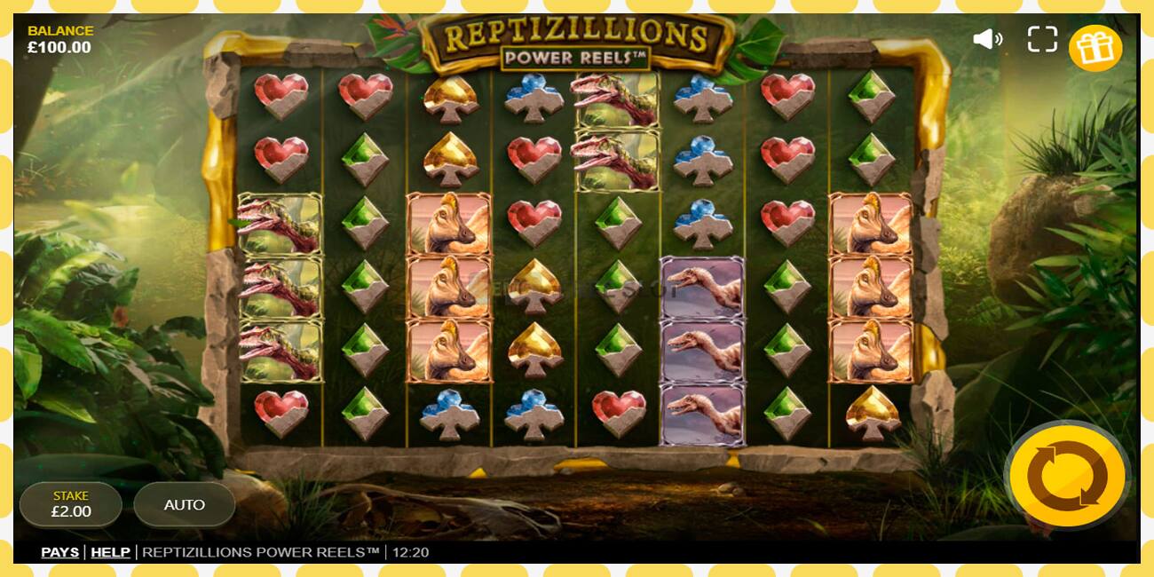 Demo slot Reptizillions Power Reels free and without registration, picture - 1