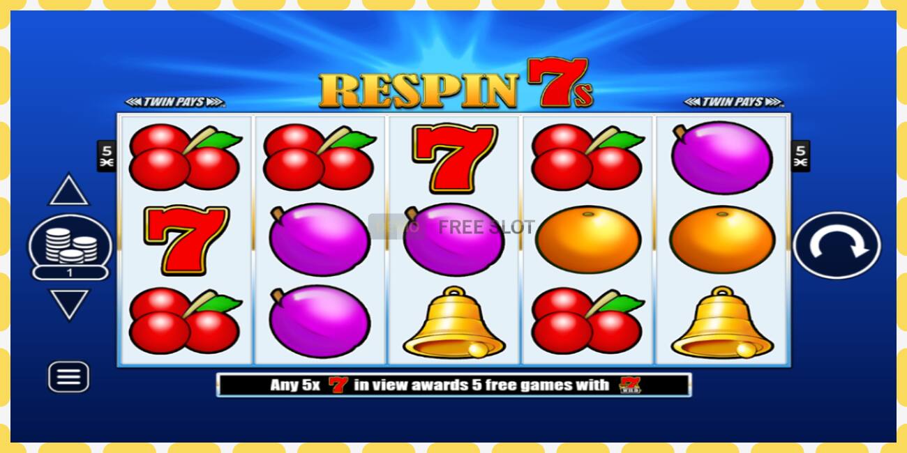 Demo slot Respin 7s free and without registration, picture - 1