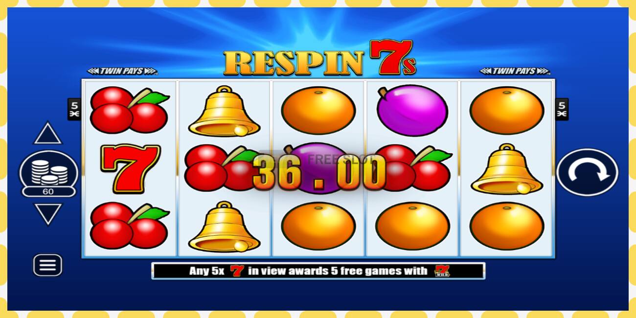 Demo slot Respin 7s free and without registration, picture - 1