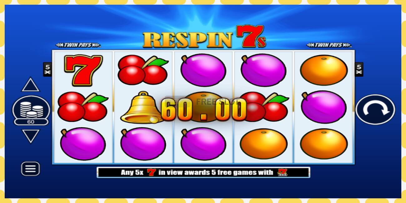 Demo slot Respin 7s free and without registration, picture - 1