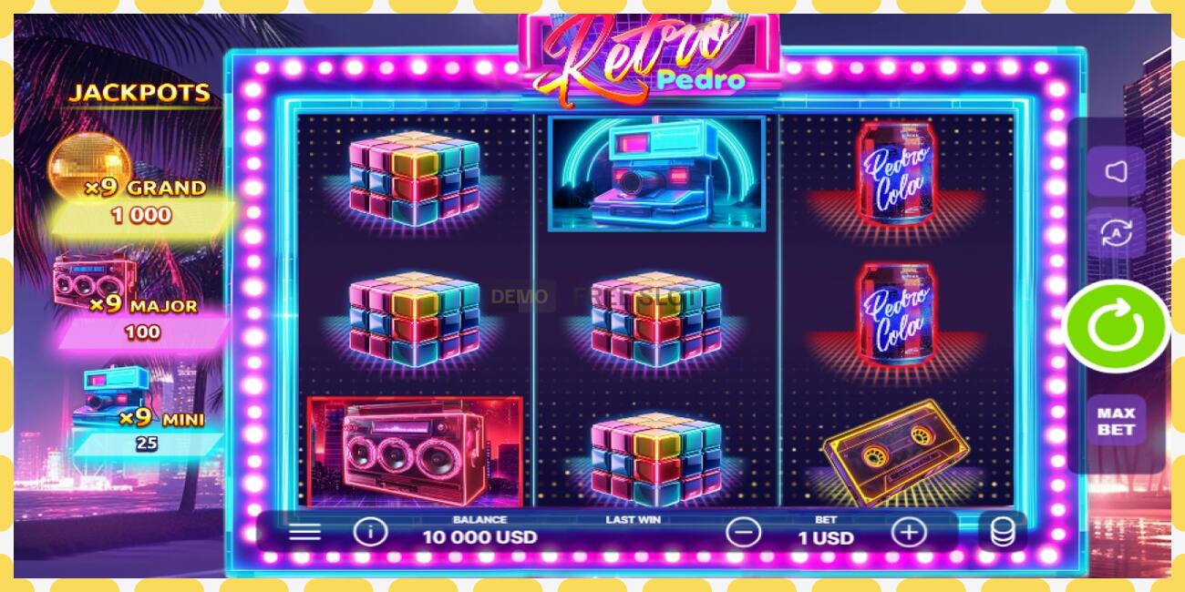 Demo slot Retro Pedro free and without registration, picture - 1