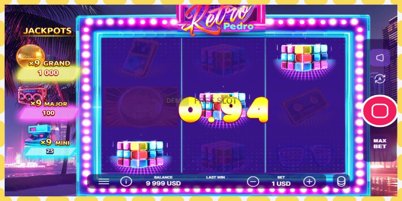 Demo slot Retro Pedro free and without registration, picture - 1