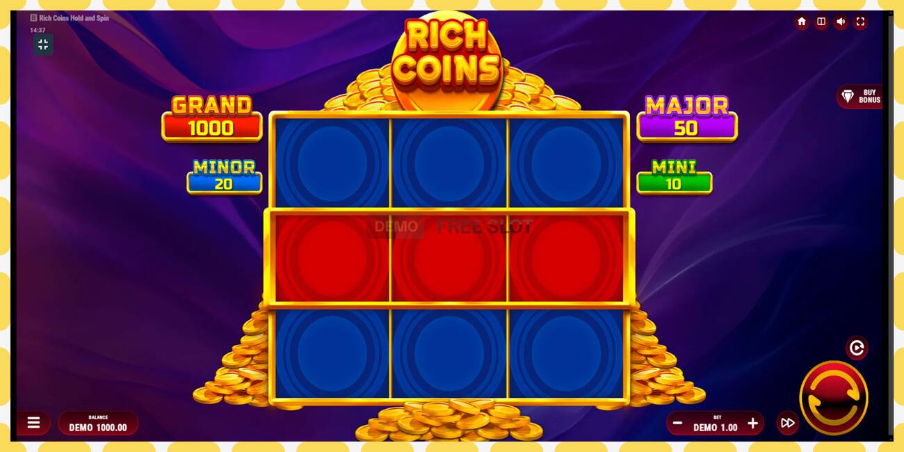 Demo slot Rich Coins Hold and Spin free and without registration, picture - 1