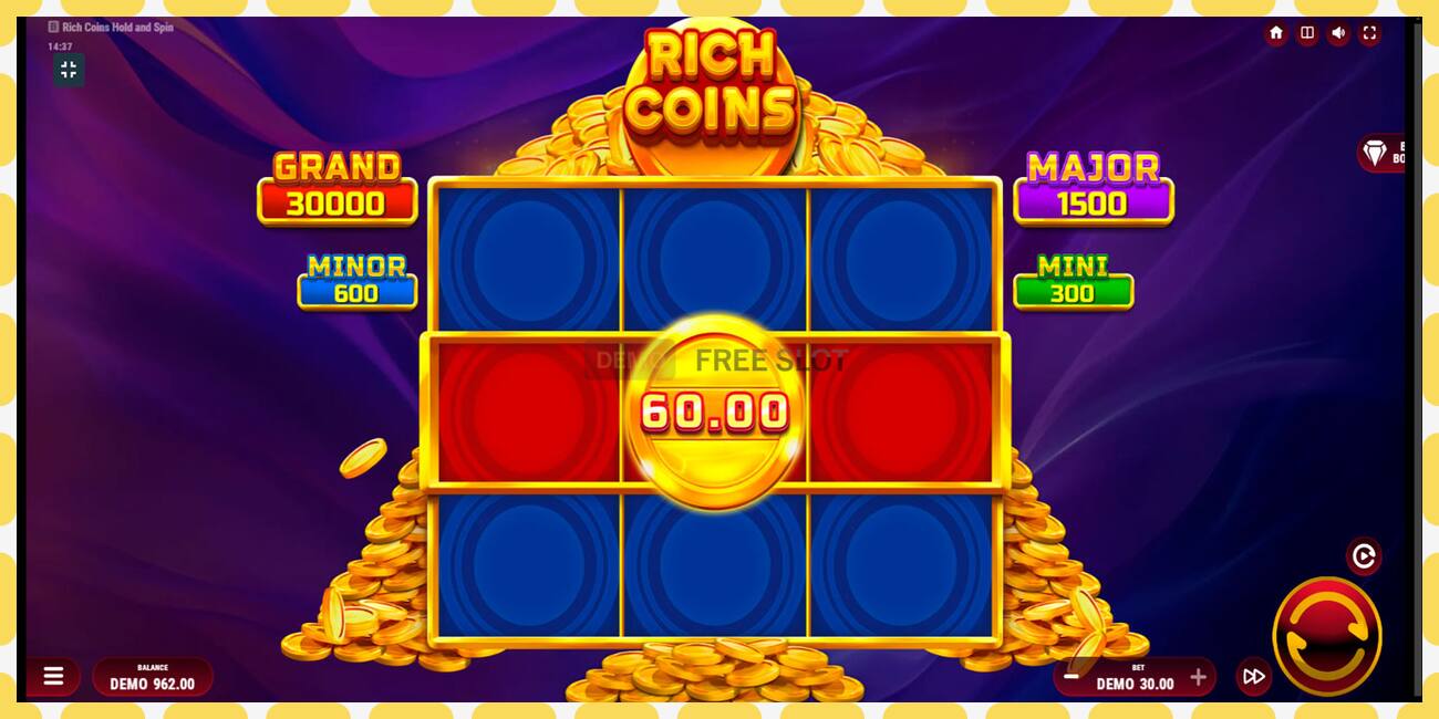 Demo slot Rich Coins Hold and Spin free and without registration, picture - 1