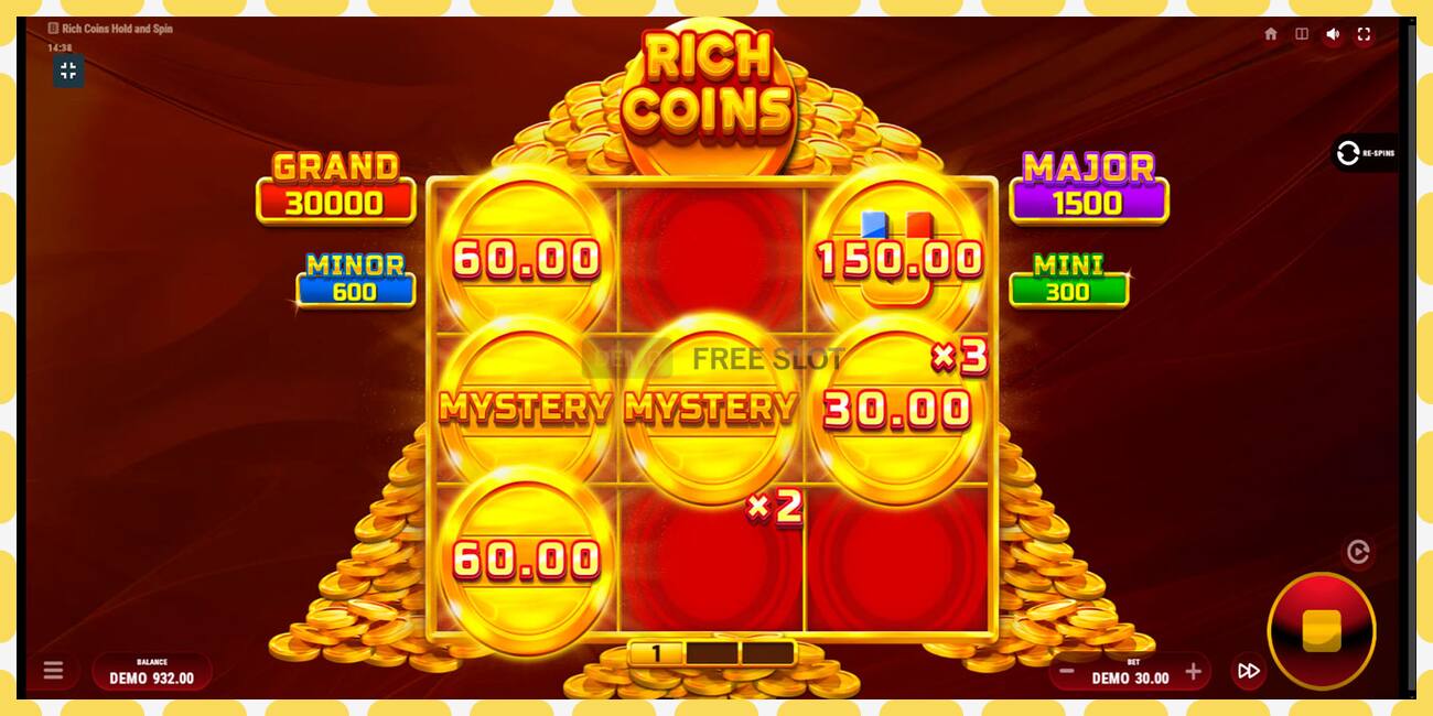 Demo slot Rich Coins Hold and Spin free and without registration, picture - 1