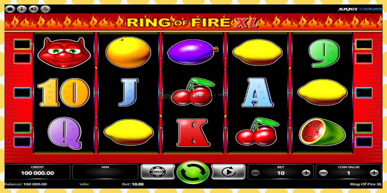 Demo slot Ring of Fire XL free and without registration, picture - 1