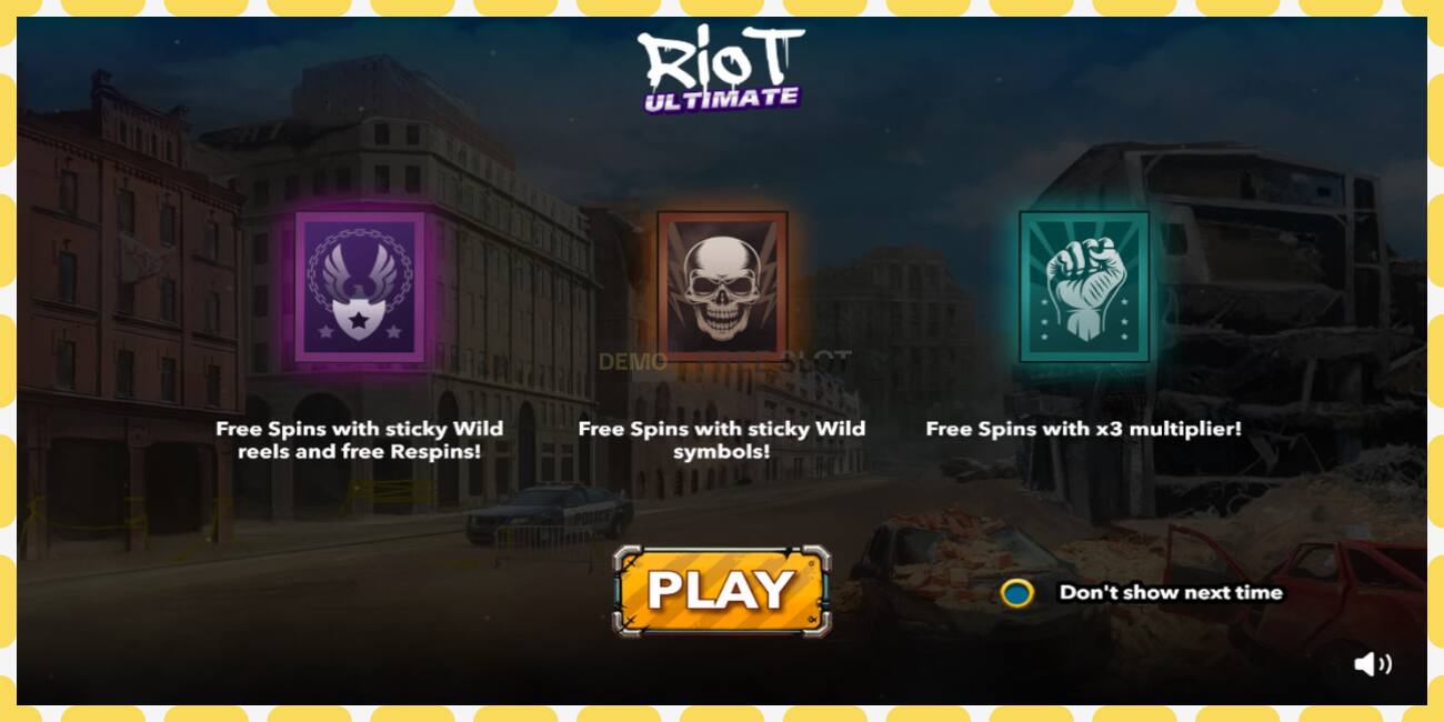 Demo slot Riot Ultimate free and without registration, picture - 1