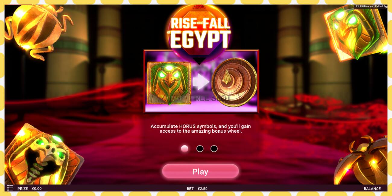 Demo slot Rise & Fall of Ra free and without registration, picture - 1