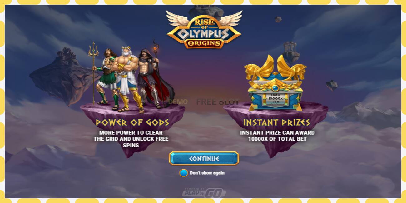 Demo slot Rise of Olympus Origins free and without registration, picture - 1