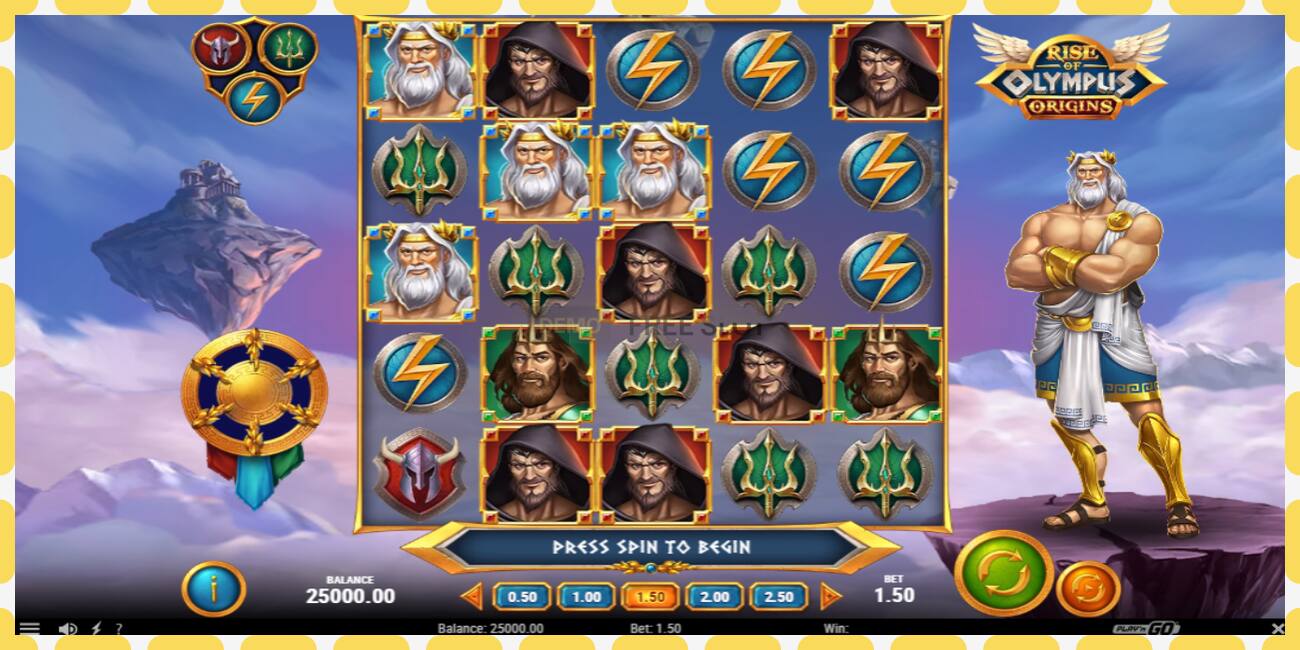 Demo slot Rise of Olympus Origins free and without registration, picture - 1