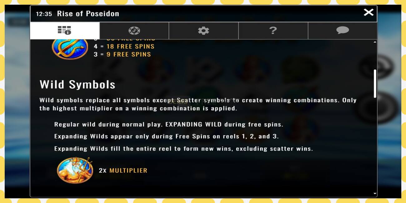 Demo slot Rise of Poseidon free and without registration, picture - 1