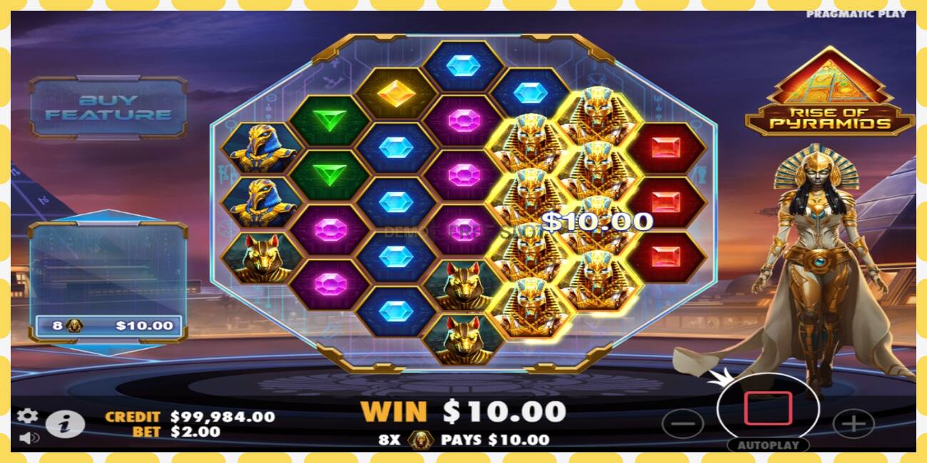 Demo slot Rise of Pyramids gratis og uden registrering, billede - 1