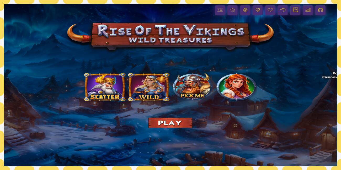 Demo slot Rise of The Vikings - Wild Treasures free and without registration, picture - 1