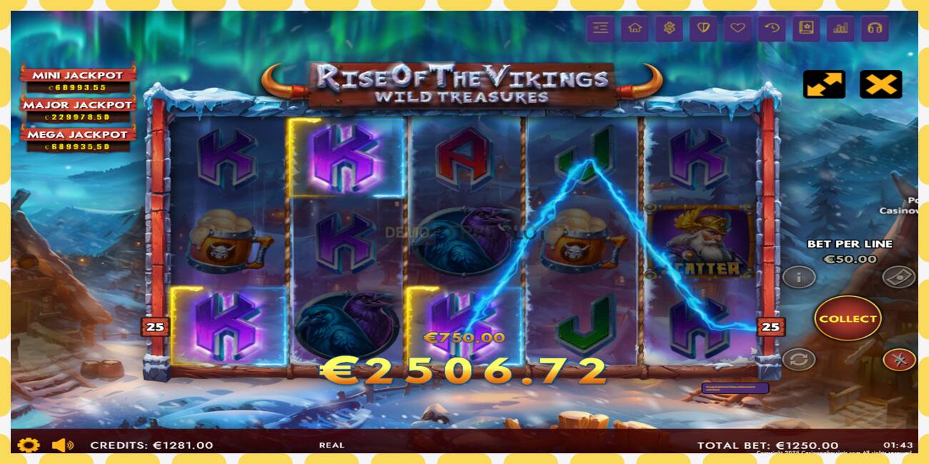 Demo slot Rise of The Vikings - Wild Treasures free and without registration, picture - 1