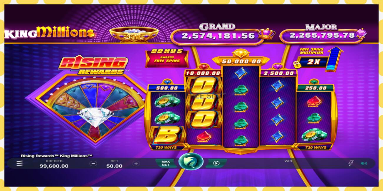 Demo slot Rising Rewards King Millions free and without registration, picture - 1