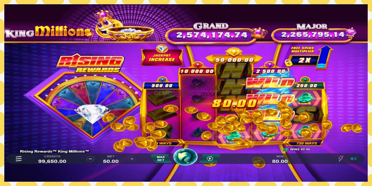 Demo slot Rising Rewards King Millions free and without registration, picture - 1