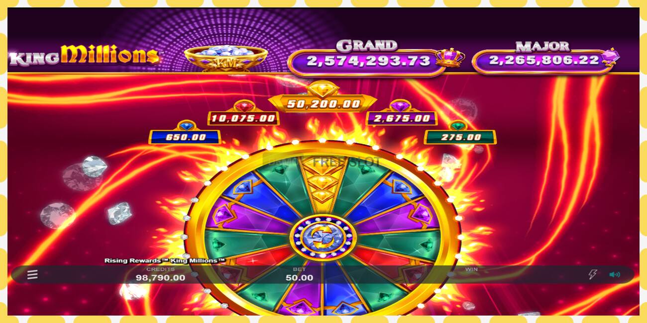 Demo slot Rising Rewards King Millions free and without registration, picture - 1