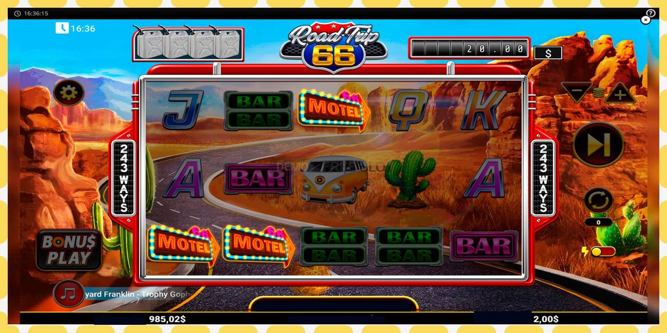 Demo slot Road Trip 66 free and without registration, picture - 1