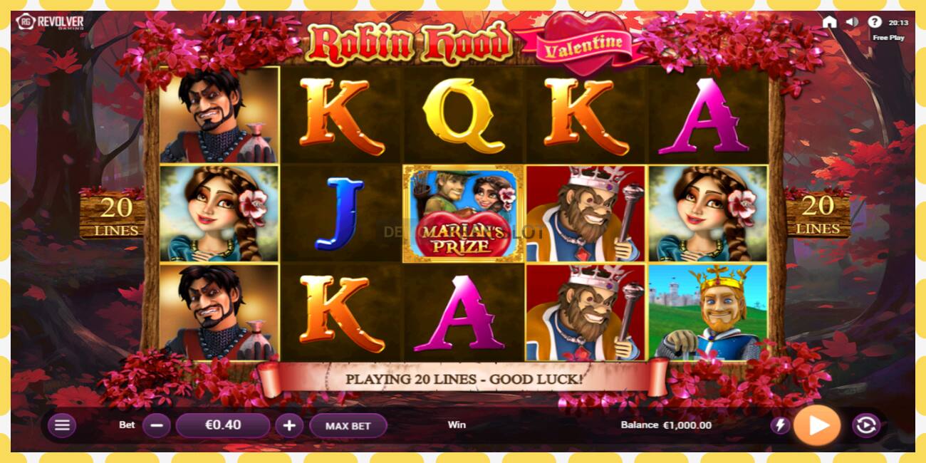 Slot de demostración Robin Hood Valentine gratuíto e sen rexistro, imaxe - 1