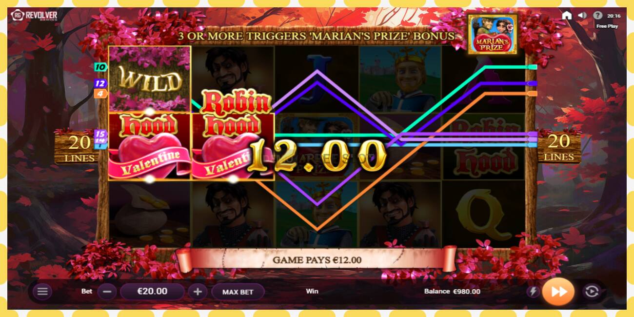 Demo slot Robin Hood Valentine besplatno i bez registracije, slika - 1