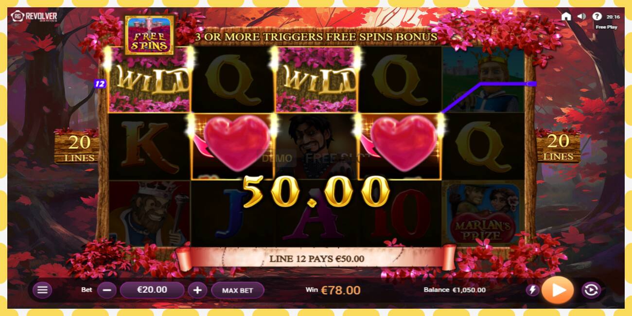 Demo-slot Robin Hood Valentine gratis en zonder registratie, afbeelding - 1