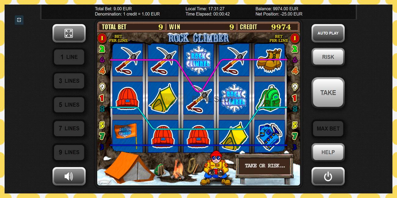 Demo slot Rock Climber free and without registration, picture - 1