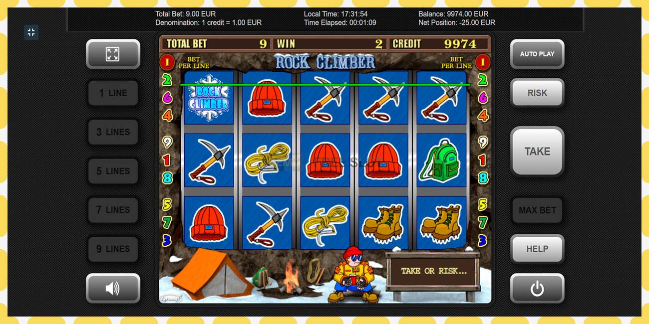 Demo slot Rock Climber free and without registration, picture - 1