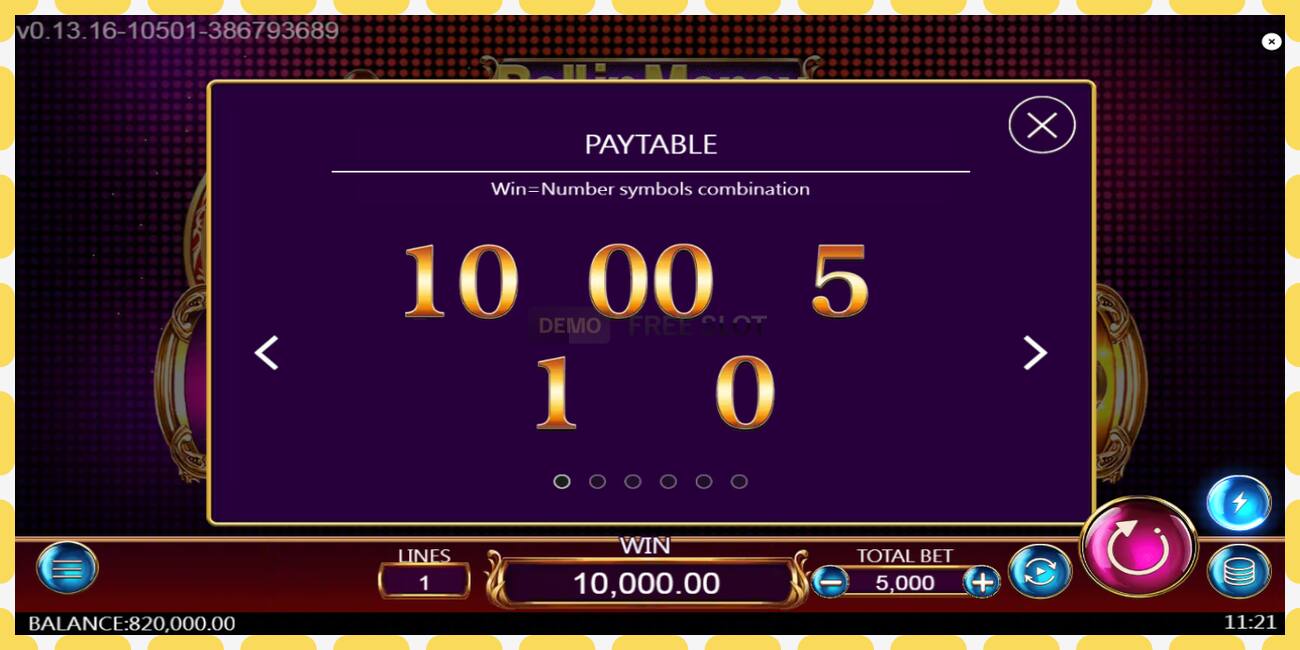 Slot demo Roll in Money gratuit și fără înregistrare, imagine - 1