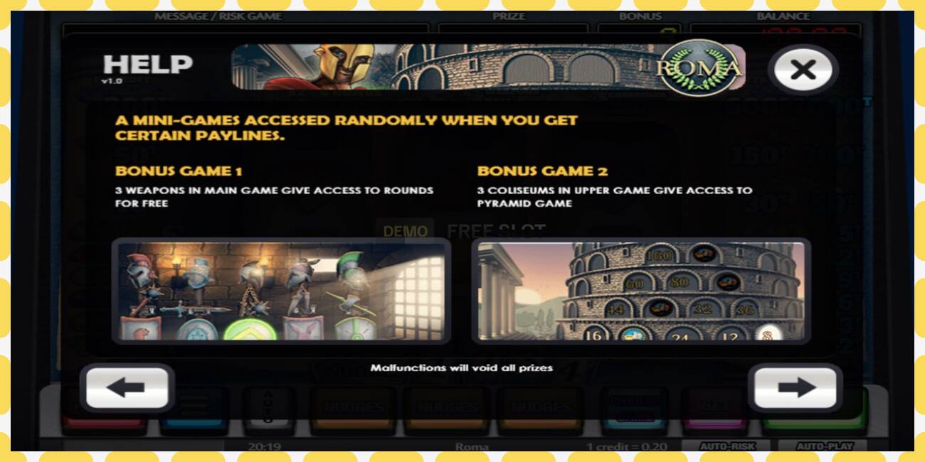 Slot demo Roma gratuit și fără înregistrare, imagine - 1