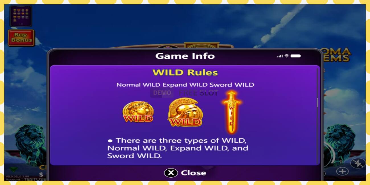 Slot demo Roma Gems percuma dan tanpa pendaftaran, gambar - 1