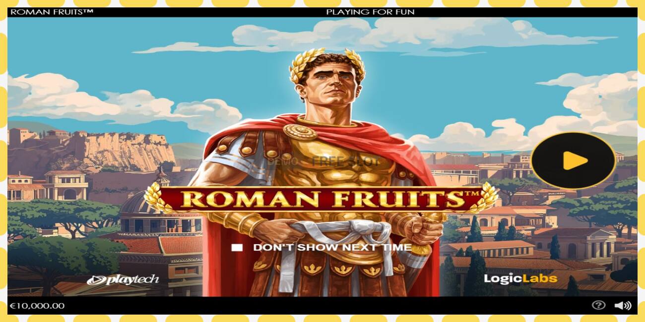 Demo slot Roman Fruits free and without registration, picture - 1