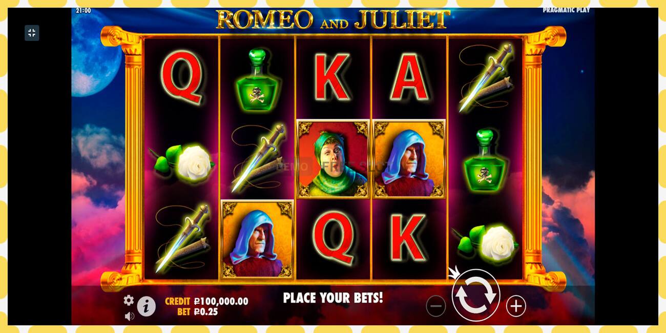 Demo slot Romeo and Juliet free and without registration, picture - 1