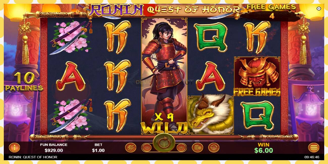 Demo slot Ronin - Quest of Honor free and without registration, picture - 1