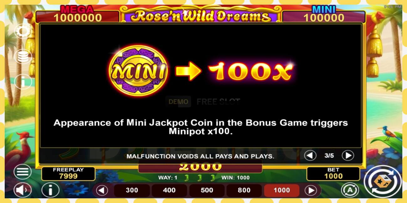 Демо слот Rose’n Wild Dreams Hold & Win бесплатно и без регистрации, картинка - 1