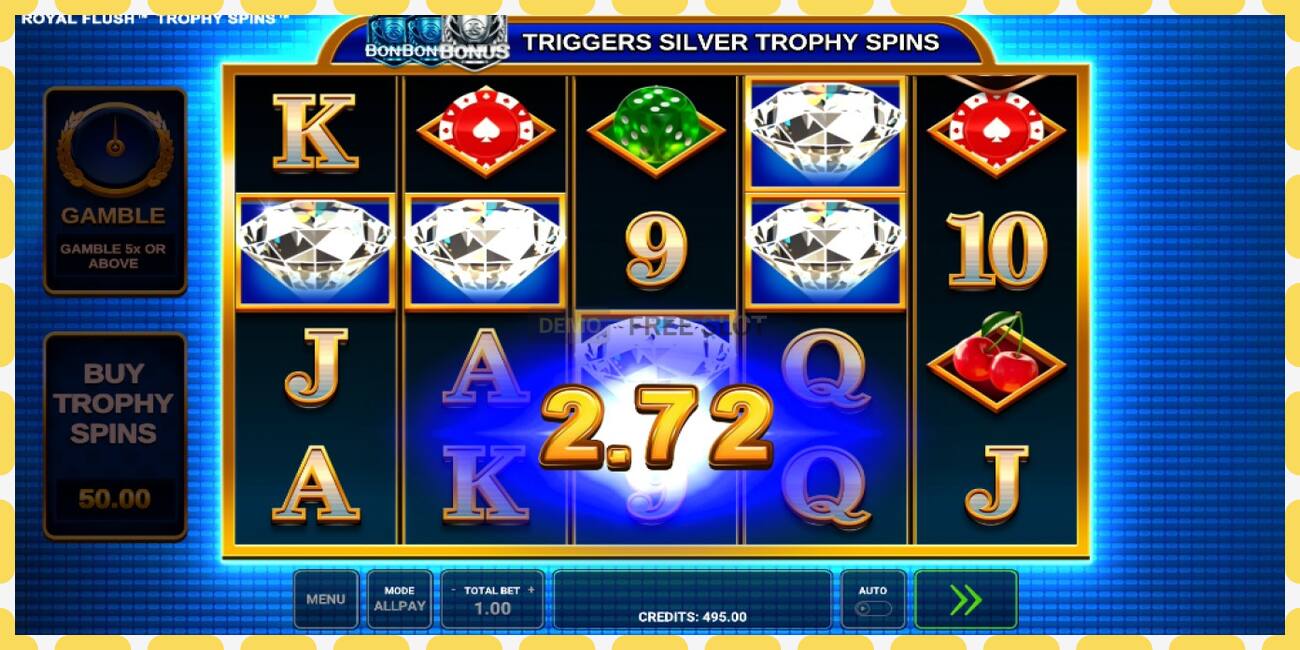 Demo slot Royal Flush Trophy Spins free and without registration, picture - 1