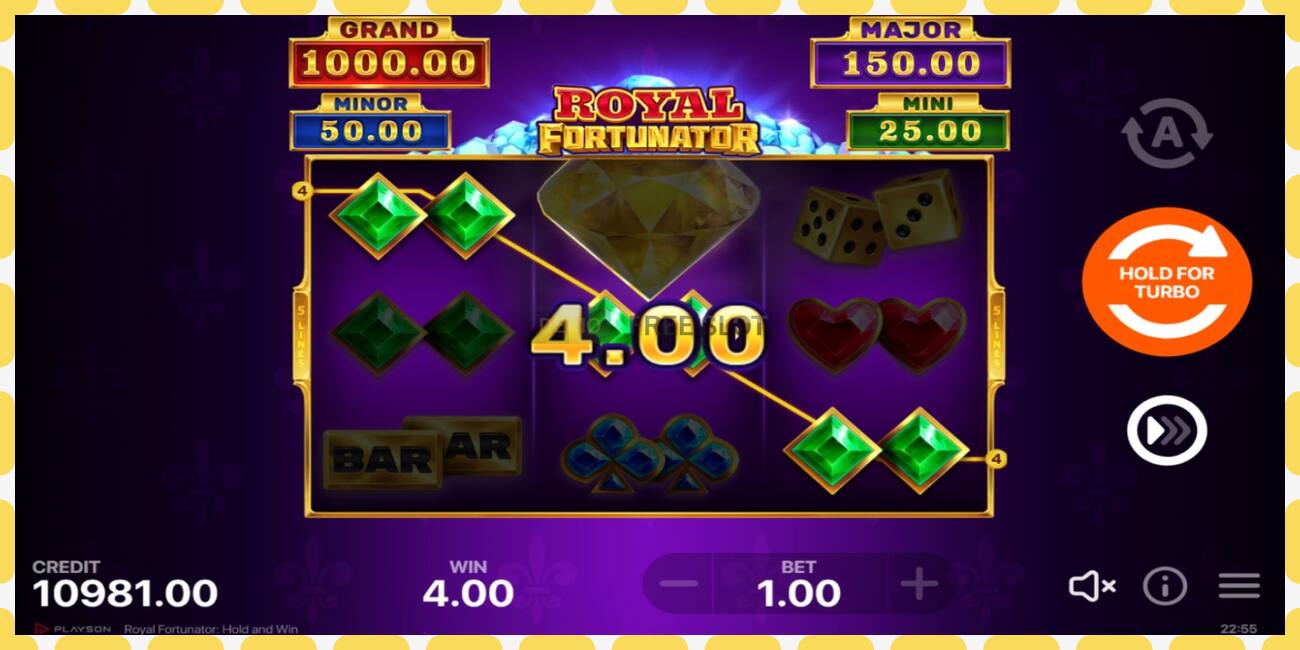 Demo slot Royal Fortunator: Hold and Win free and without registration, picture - 1