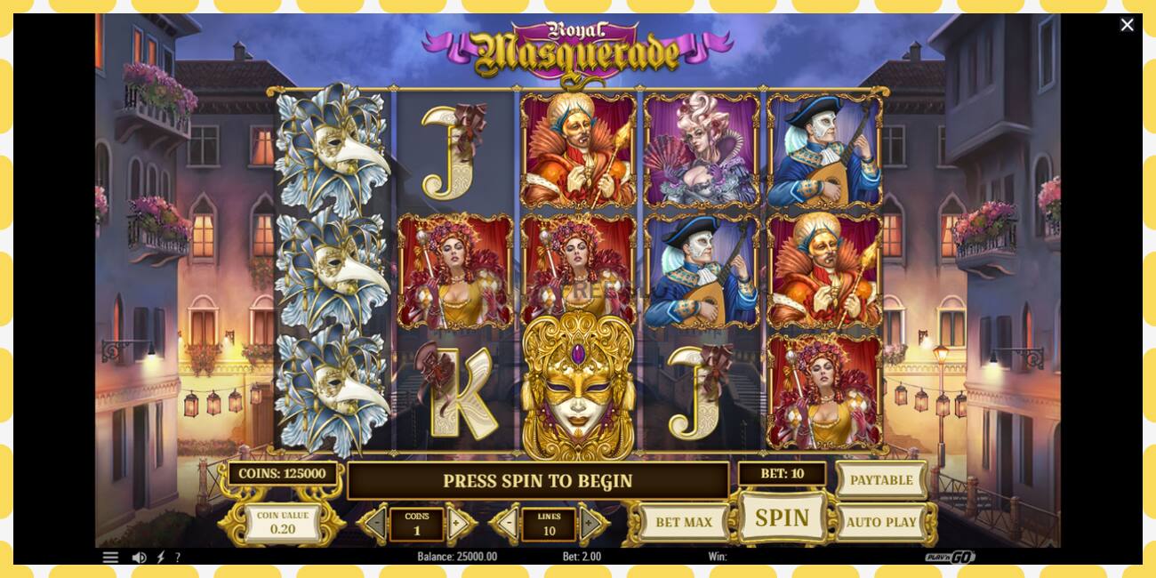 Demo slot Royal Masquerade free and without registration, picture - 1