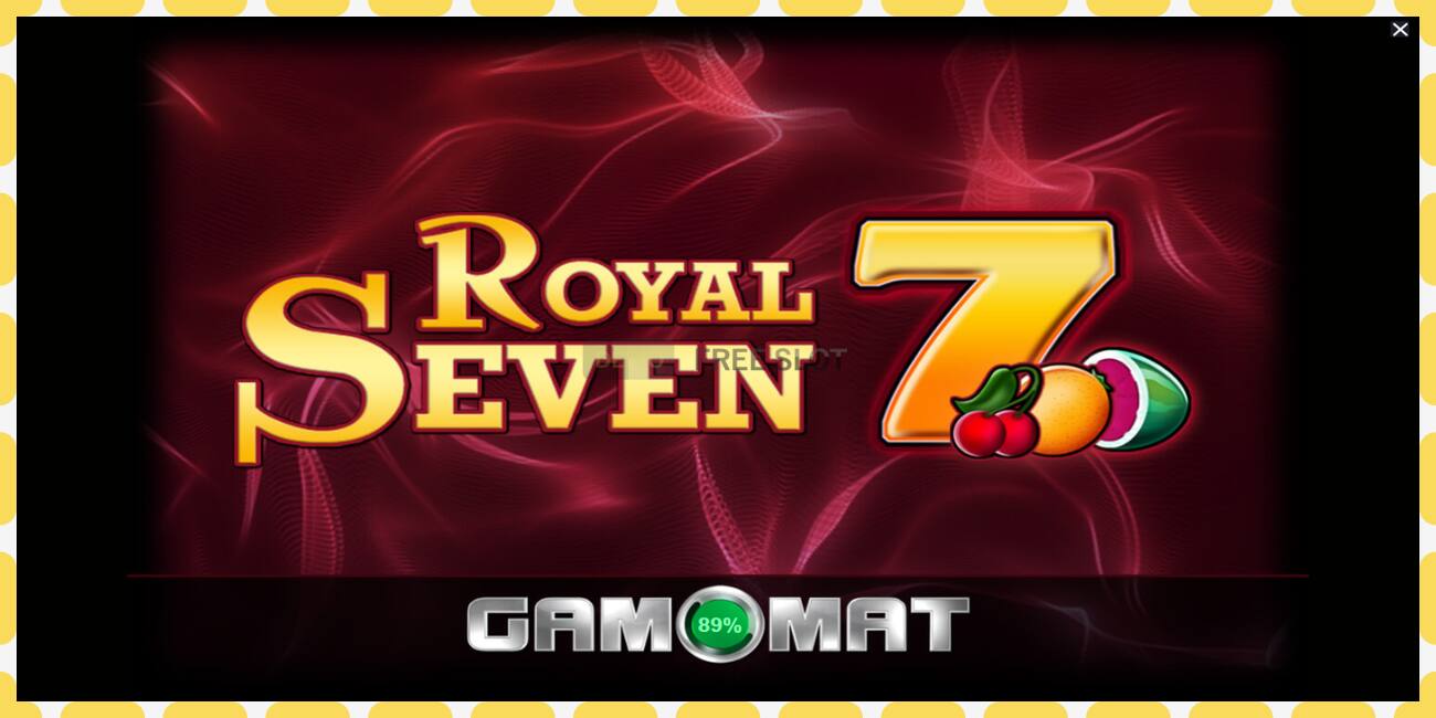 Demo slot Royal Seven free and without registration, picture - 1