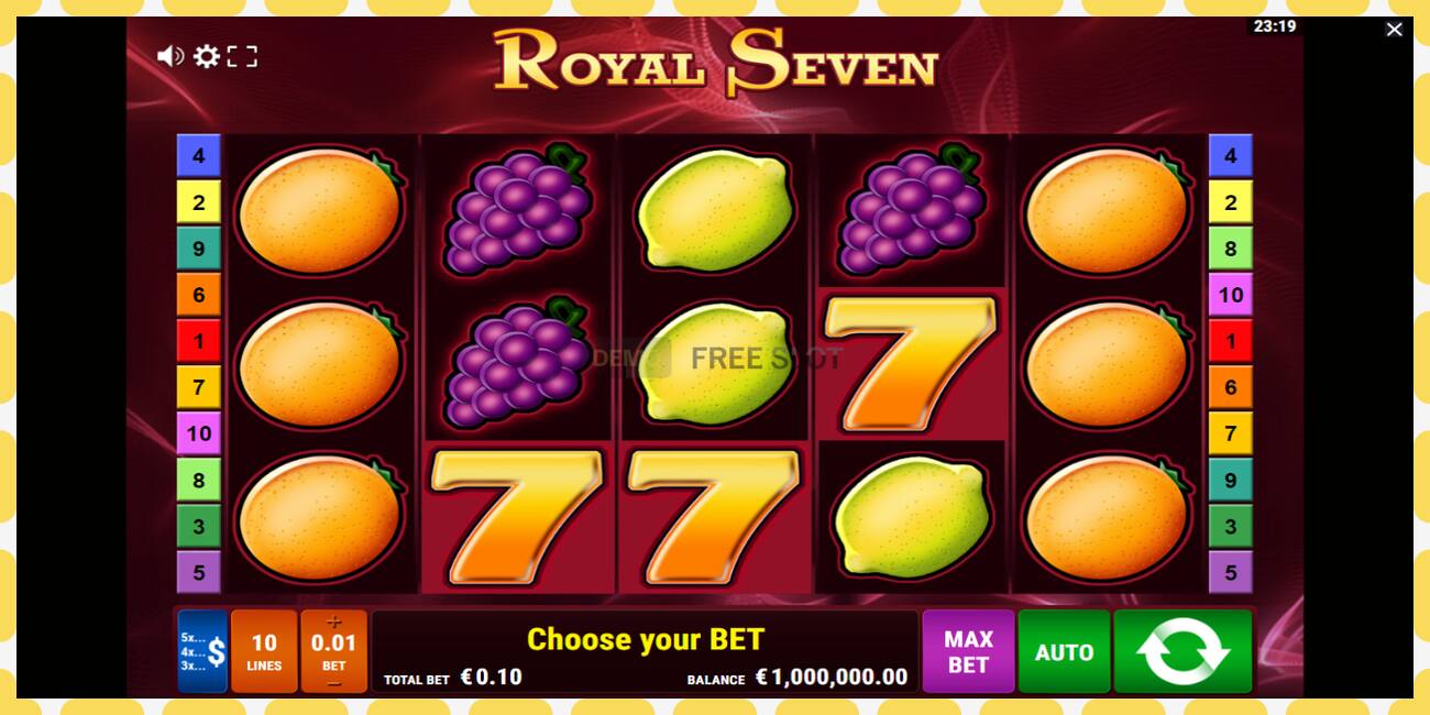 Demo slot Royal Seven free and without registration, picture - 1