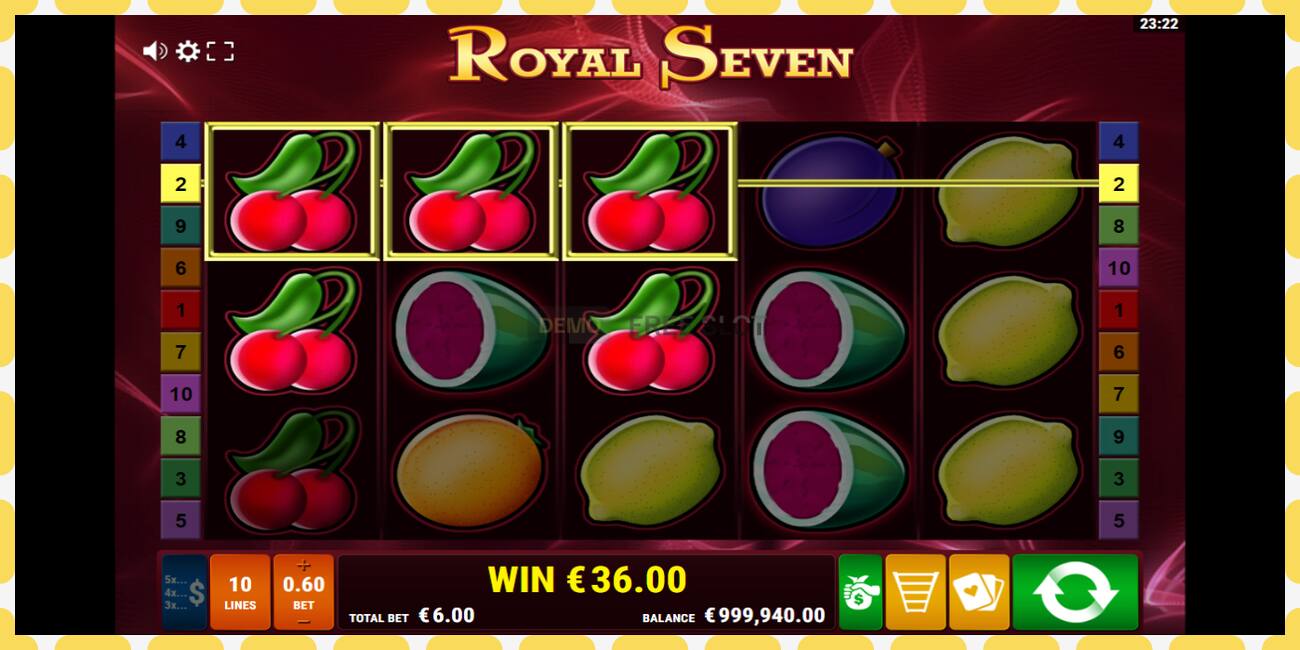 Demo slot Royal Seven free and without registration, picture - 1