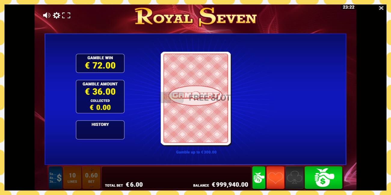 Demo slot Royal Seven free and without registration, picture - 1