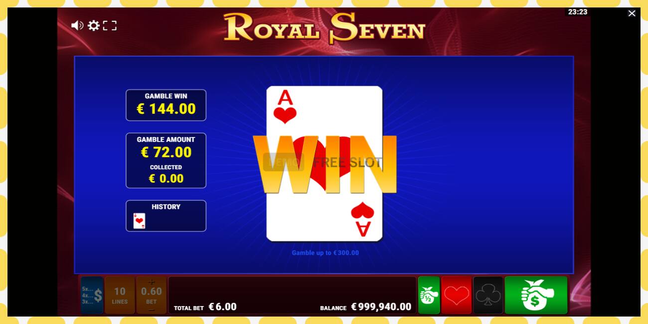 Demo slot Royal Seven free and without registration, picture - 1