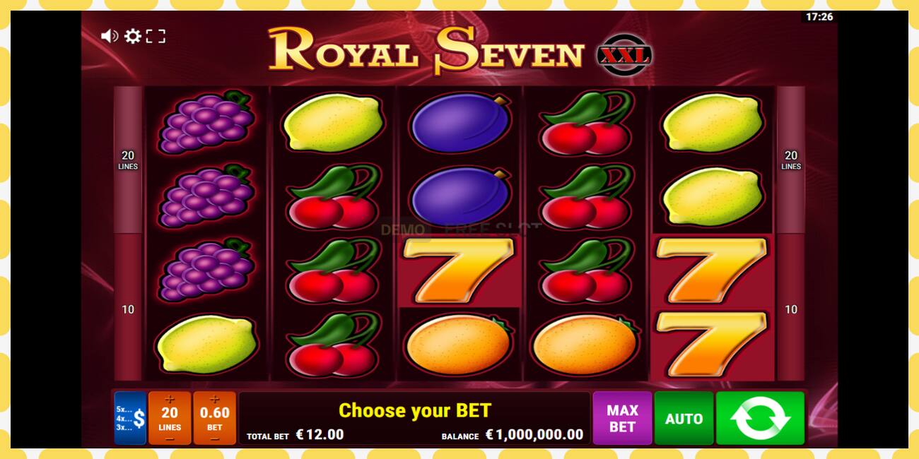 Demo slot Royal Seven XXL free and without registration, picture - 1