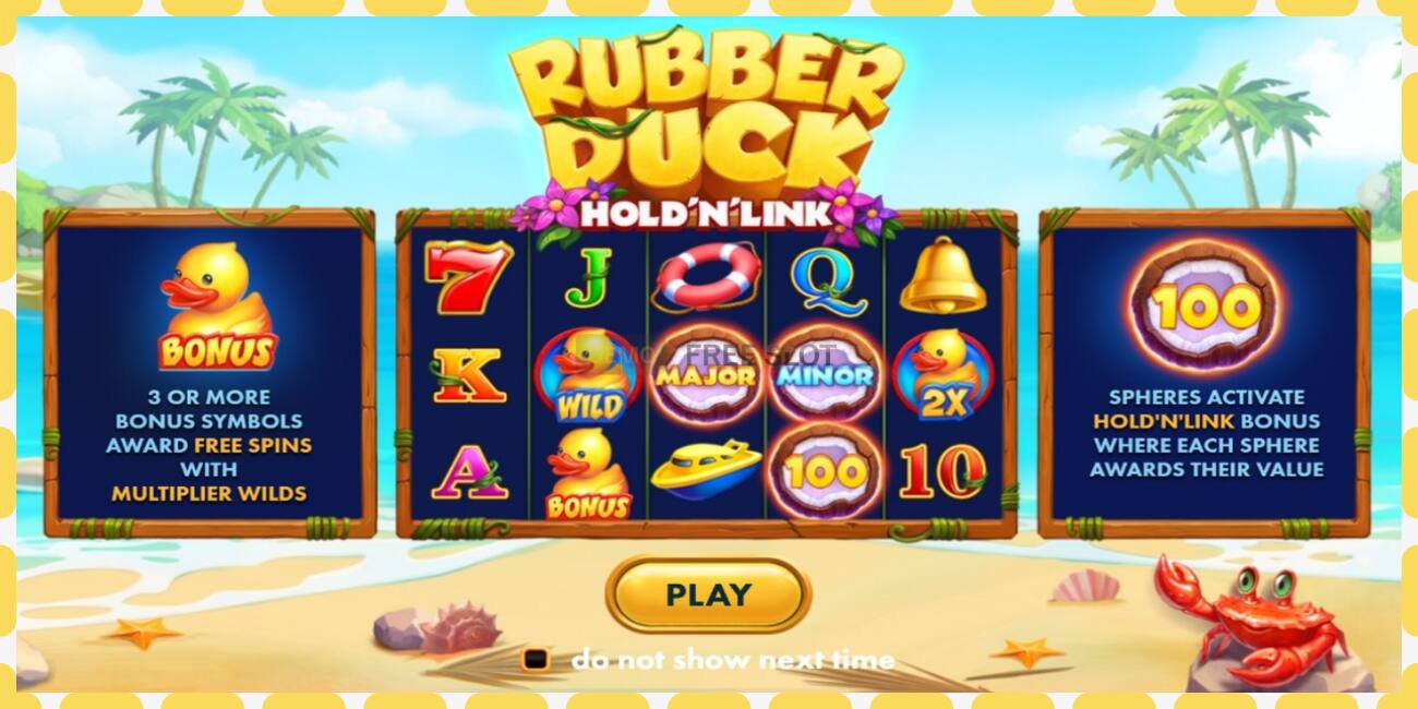 Demo slot Rubber Duck Hold N Link free and without registration, picture - 1