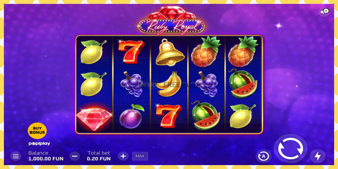 Demo slot Ruby Royal free and without registration, picture - 1