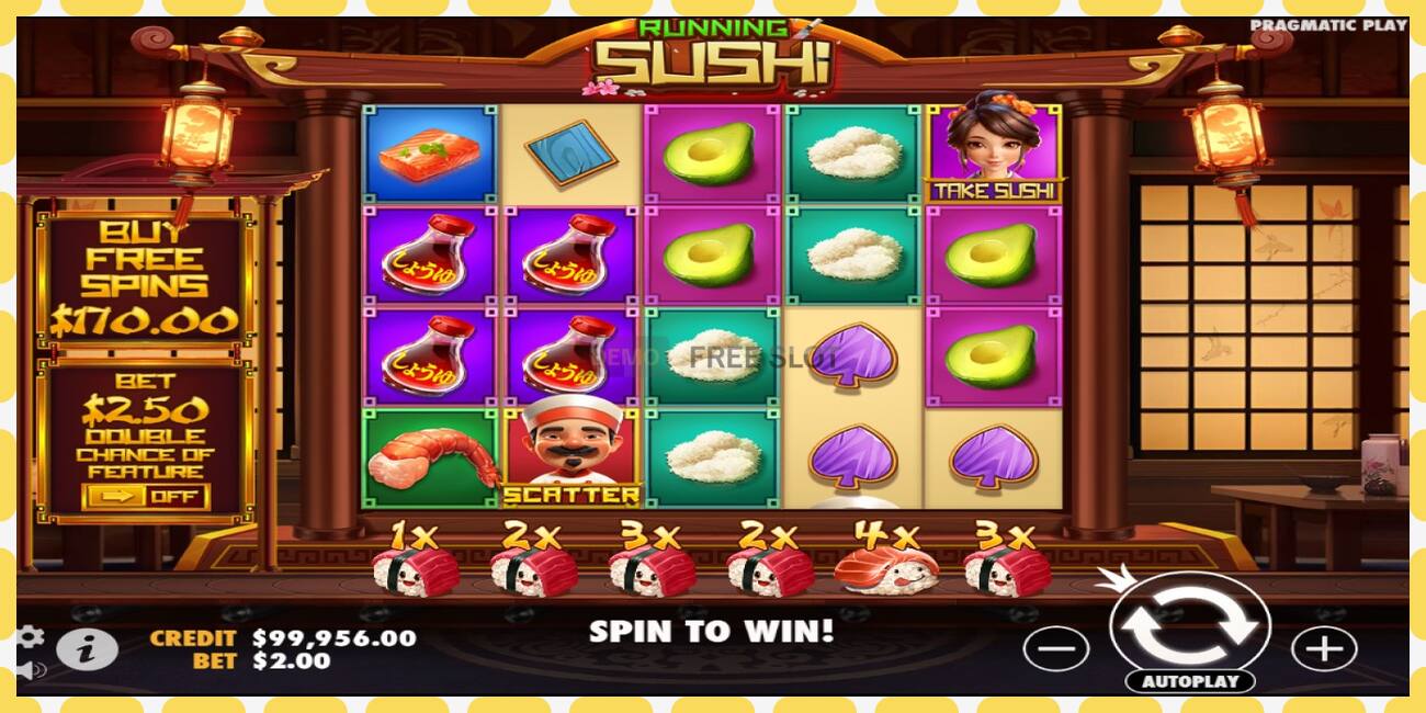 Demo slot Running Sushi free and without registration, picture - 1