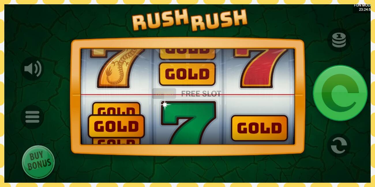 Ranura de demostración Rush Rush gratis y sin registro, imagen - 1