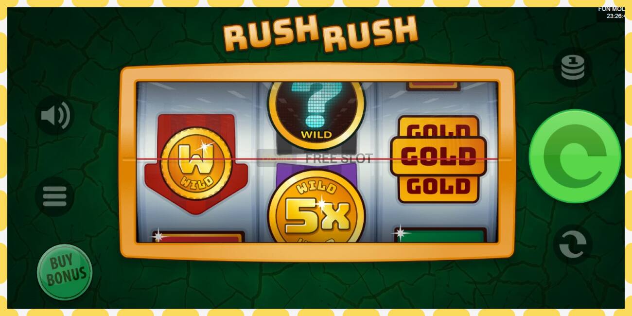 Ranura de demostración Rush Rush gratis y sin registro, imagen - 1