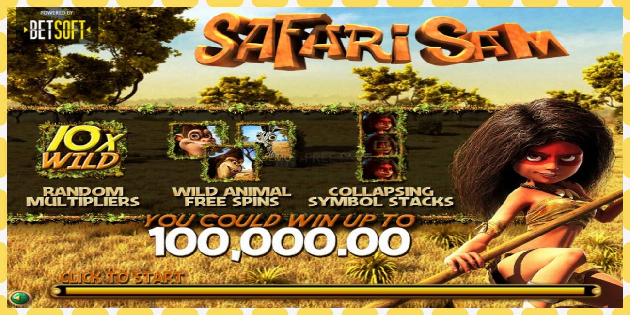 Demo slot Safari Sam නොමිලේ සහ ලියාපදිංචියකින් තොරව, පින්තූරය - 1